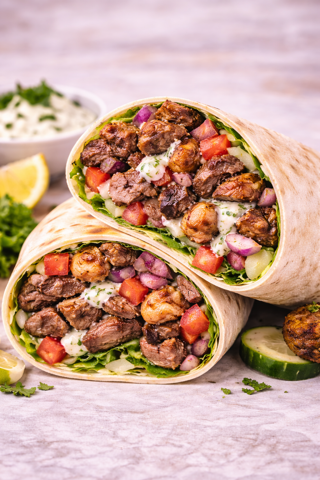 Chicken & Steak Shawarma WRAP