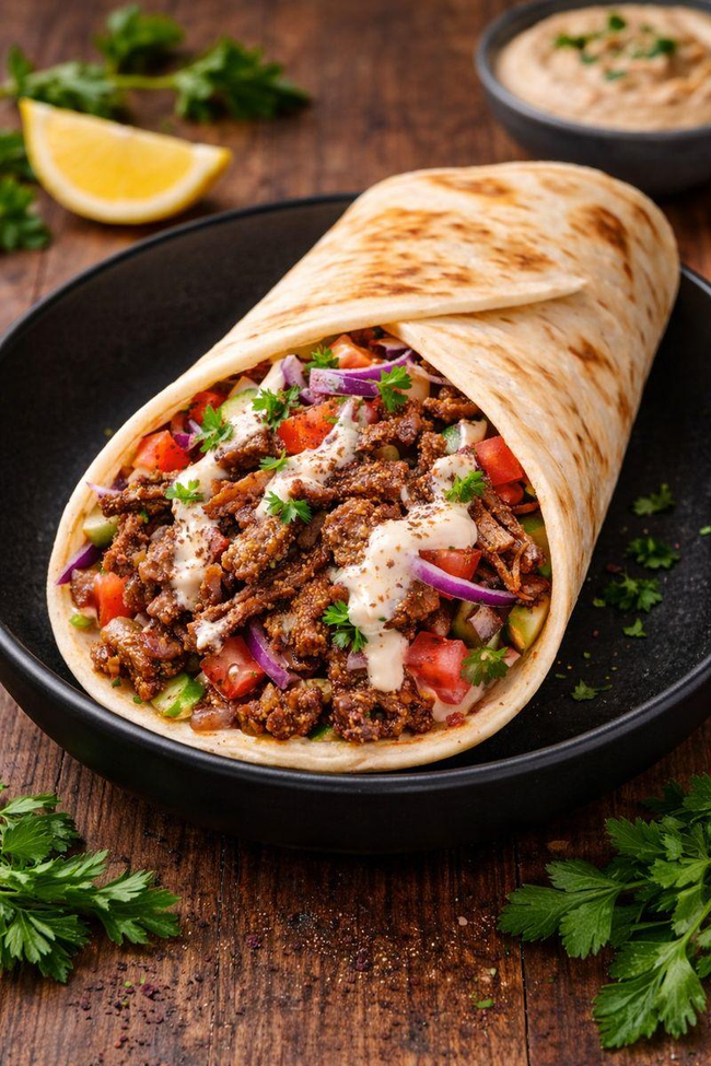 Beef-Lamb Shawarma WRAP