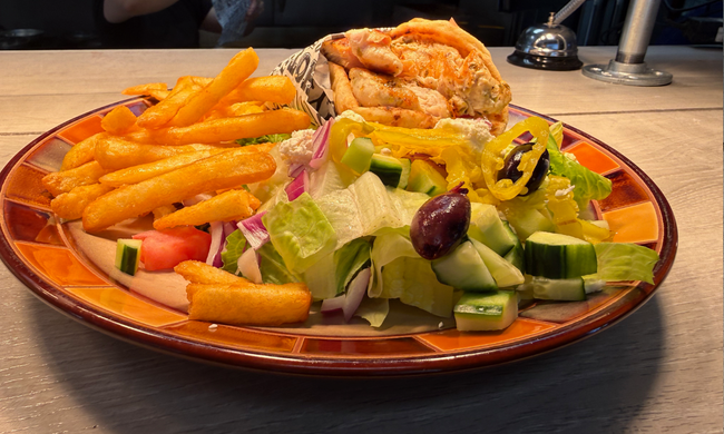 Chicken Gyro Combo Wrap