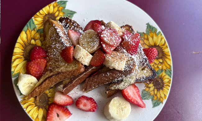 Strawberry Banana French Toast
