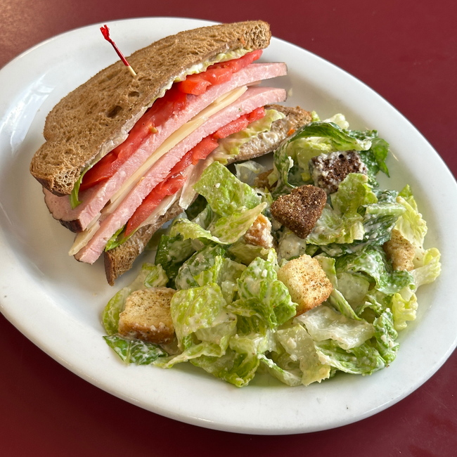 Half Sandwich w/ Soup or Salad