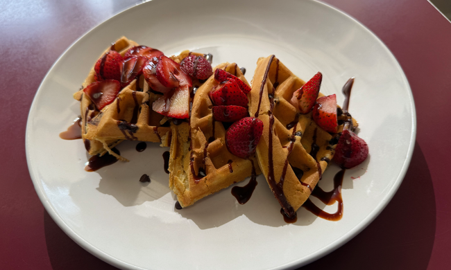 Strawberry Chocolate Waffle