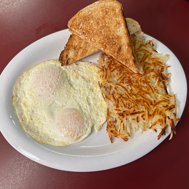 2 Eggs NO MEAT