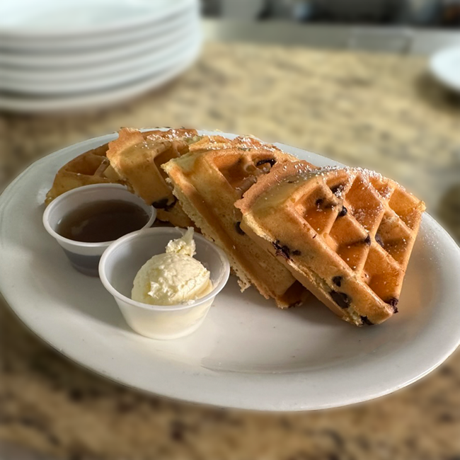 Strawberry Chocolate Chip Waffle