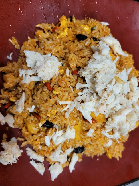 Pineapple Crabmeat Fried Rice