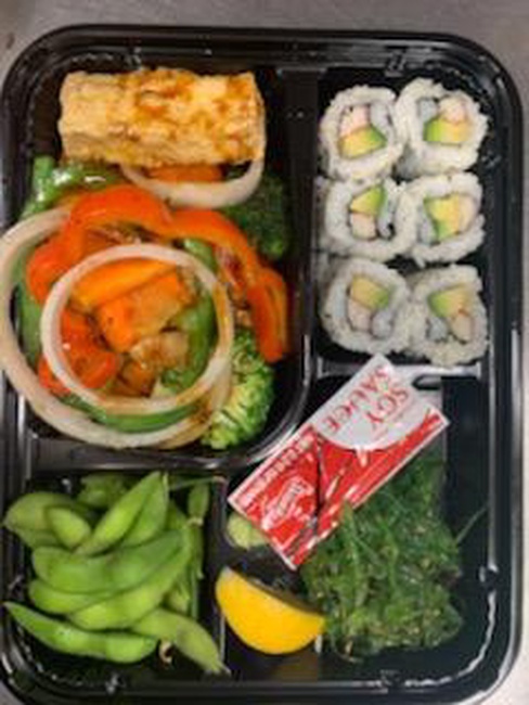 D-Bento Box Grilled Vegetables & Tofu