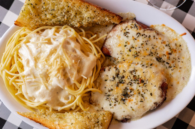 Baked Chicken Alfredo