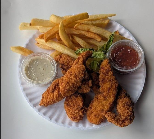 Fiesta Chicken Fingers and Fries