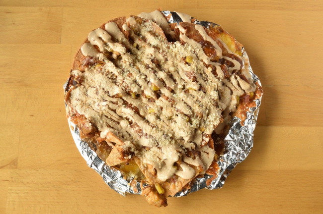 Small Street Corn Chicken Nacho Melt