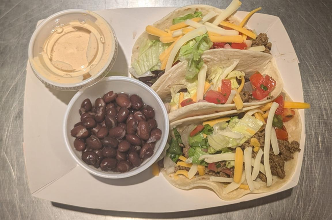 Mini Taco Trio, 4" soft shelled