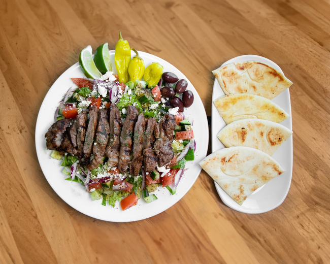 Rib Eye steak salad