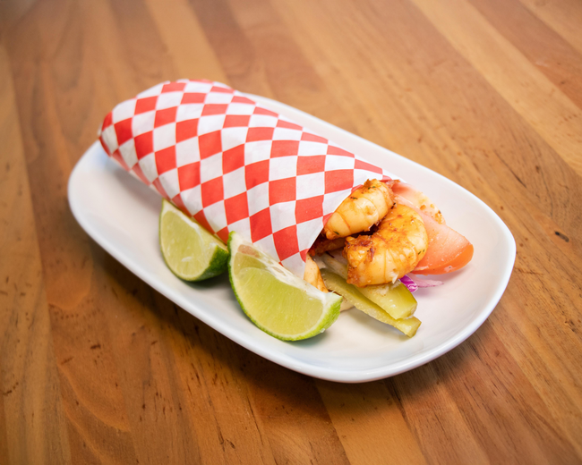 Shrimp Pita Gyro