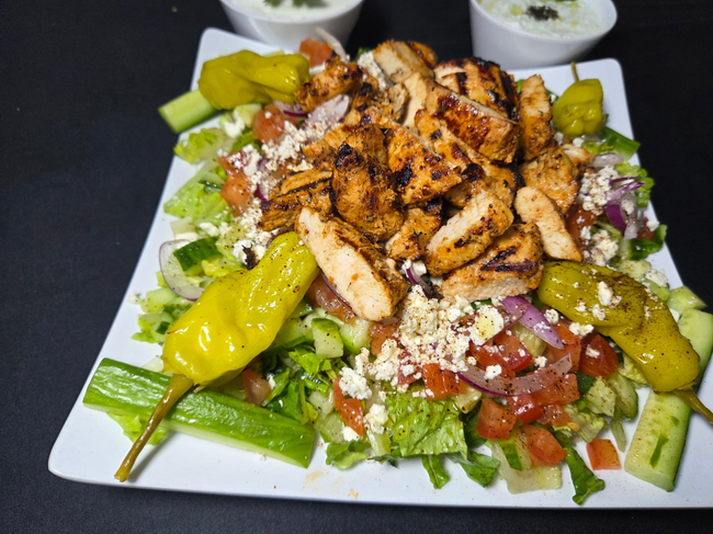 Chicken Kebab salad
