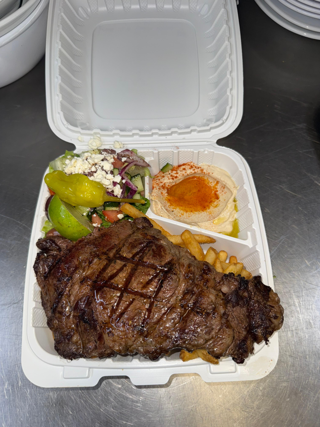Rib Eye Steak Platter