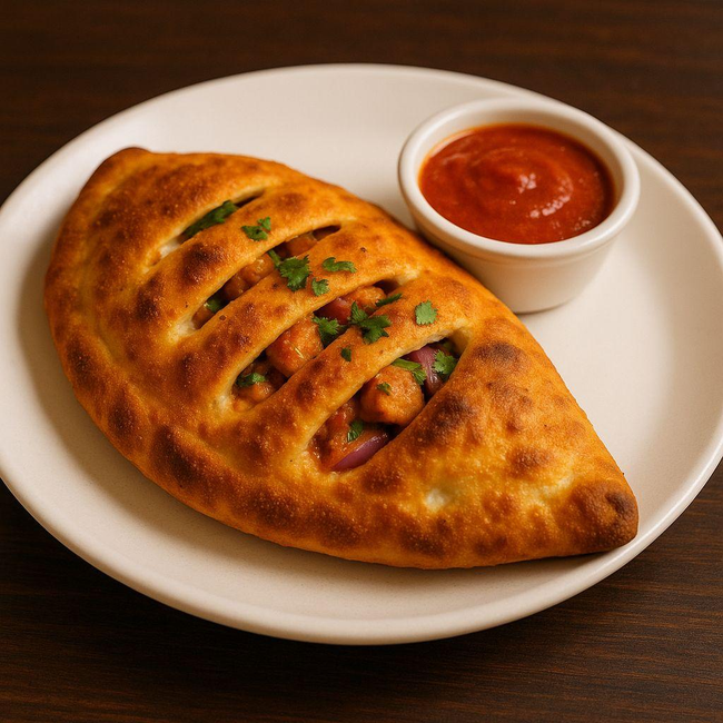 Achari Calzone