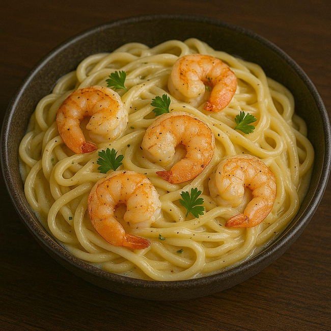 Shrimp Alfredo Pasta