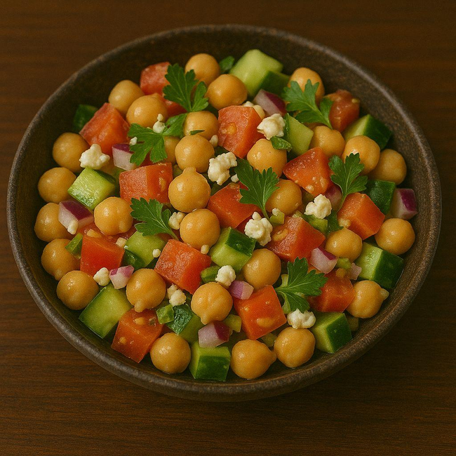 Mediterranenan Chickpea Salad