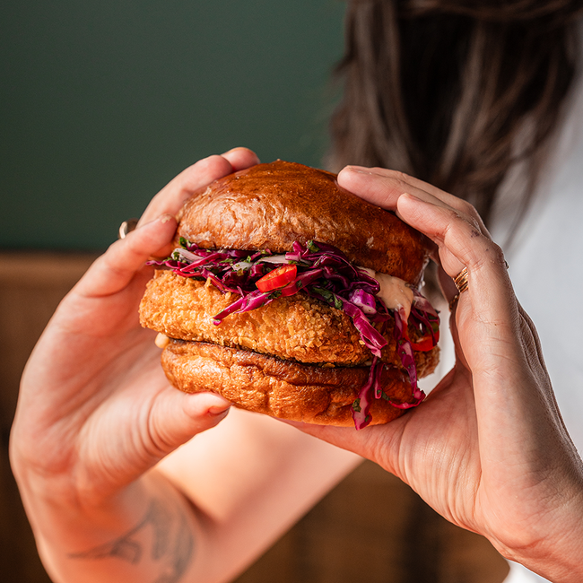 Tortilla Crusted Fish Patty