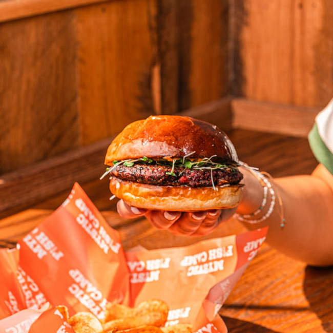 Beet & Mushroom Burger