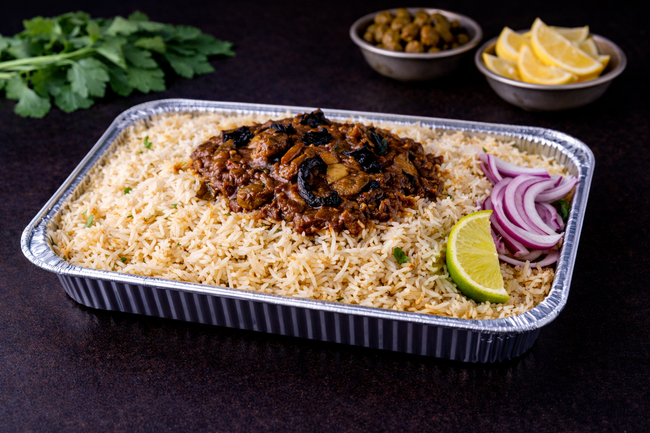 Family Pack Ulavacharu Mushroom Pulao (Horse Gram Mushroom Pulao)