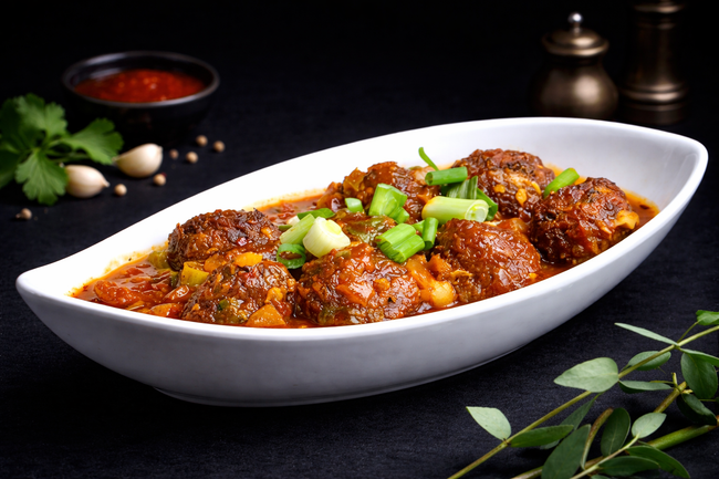 Veg Ball Manchurian (Sauce)