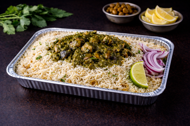 Family Pack Pachimirchi Mushroom Pulao (Green Chilli Mushroom Pulao)
