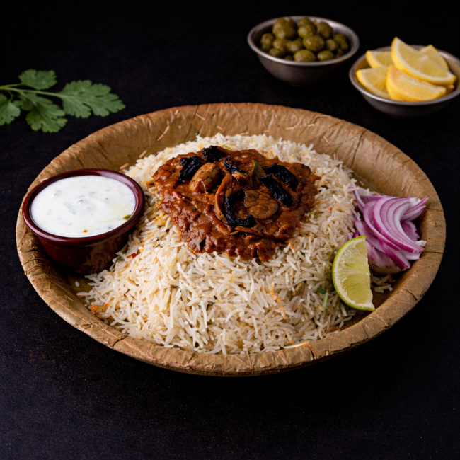 Ulavacharu Mushroom Pulao (Horse Gram Mushroom Pulao)