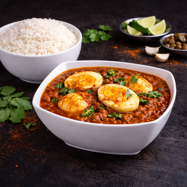 Spicy Egg Masala