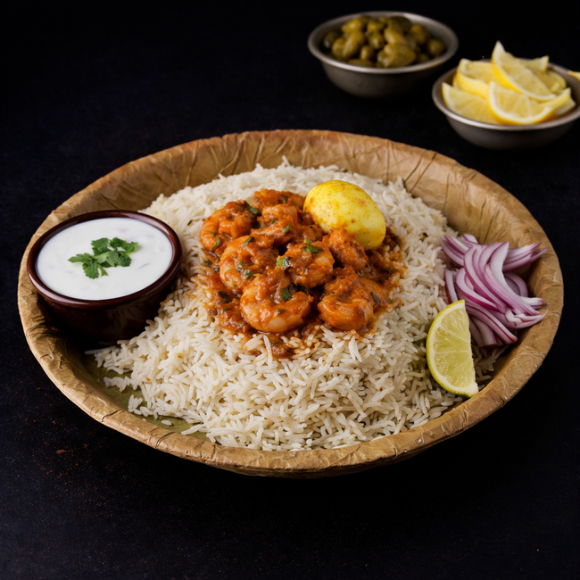 Royyala Pulao (Shrimp Pulao)