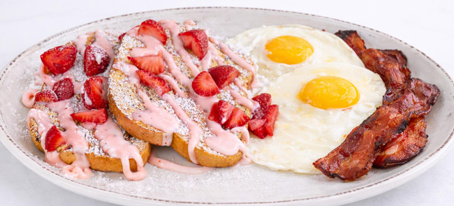 Strawberry Mascarpone French Toast Combo ⚡