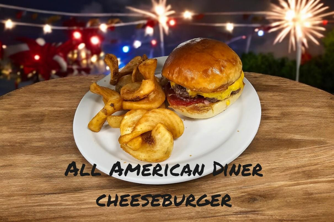 All American Diner Cheeseburger