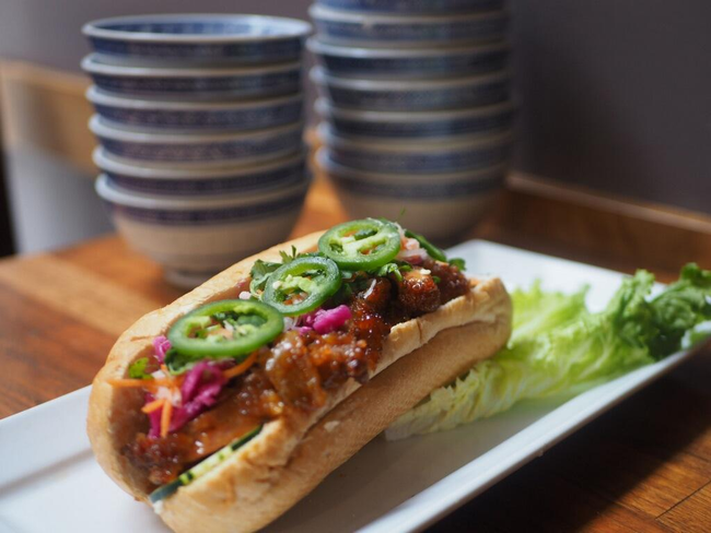BBQ Jackfruit Banh Mi (Vegan)