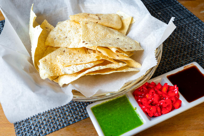 Papadam and Chutney