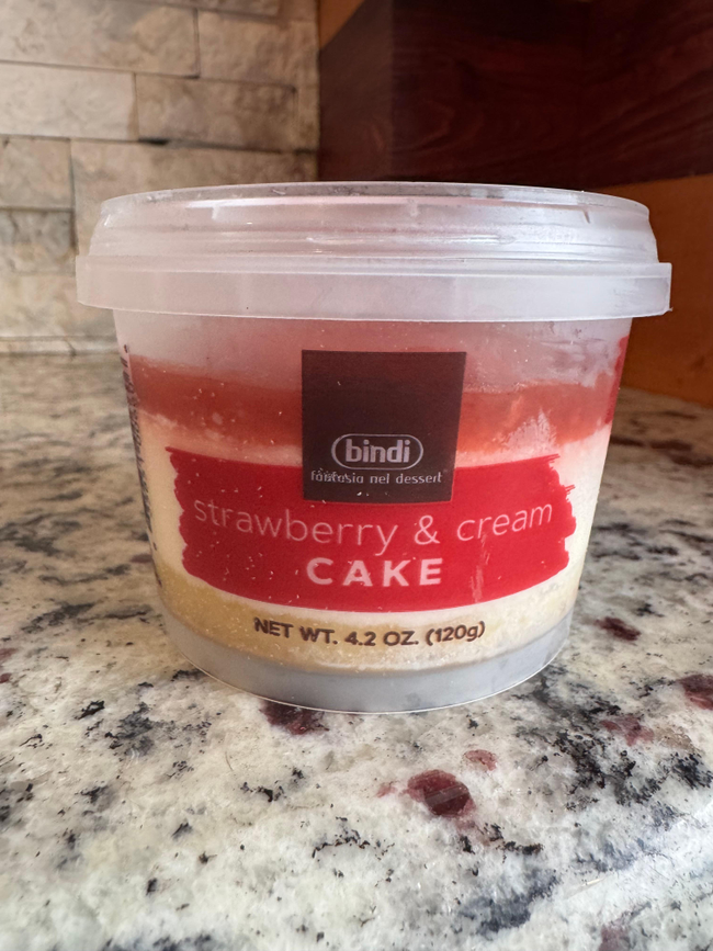 Strawberry and cream cups