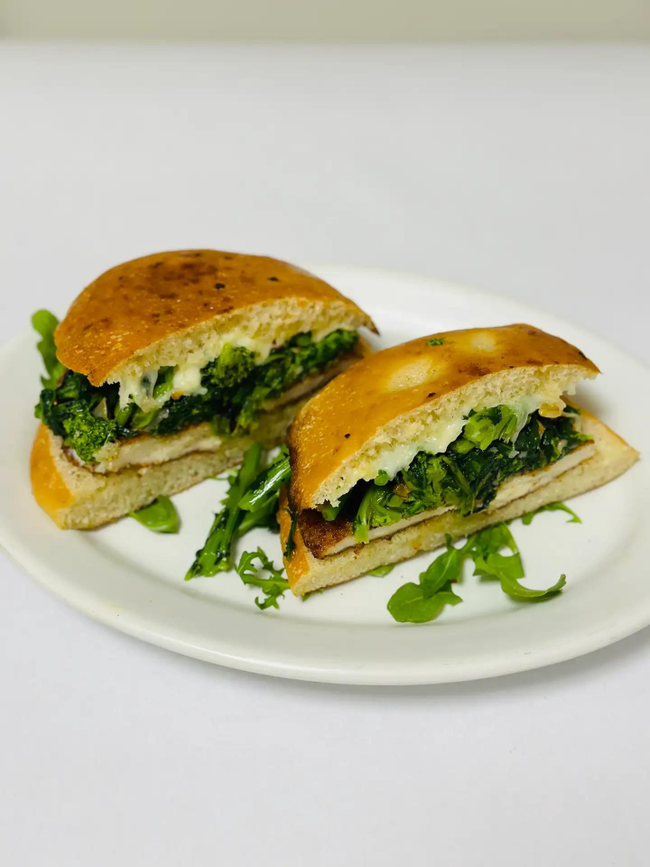 #1 Panini Broccoli Rabe Chicken Melt