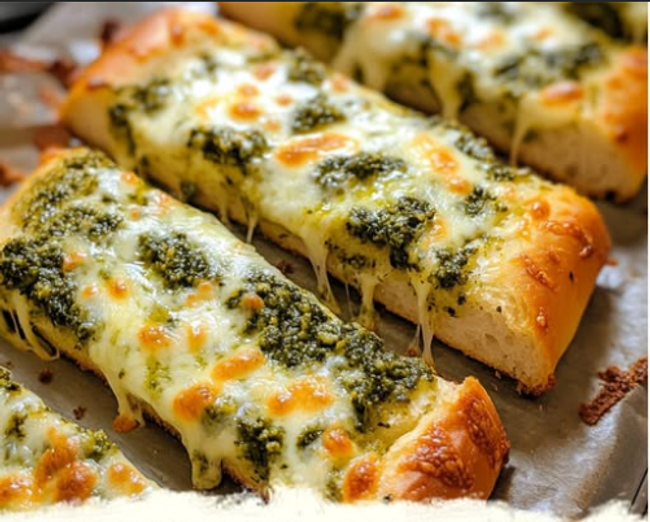 Cheesy Pesto Bread