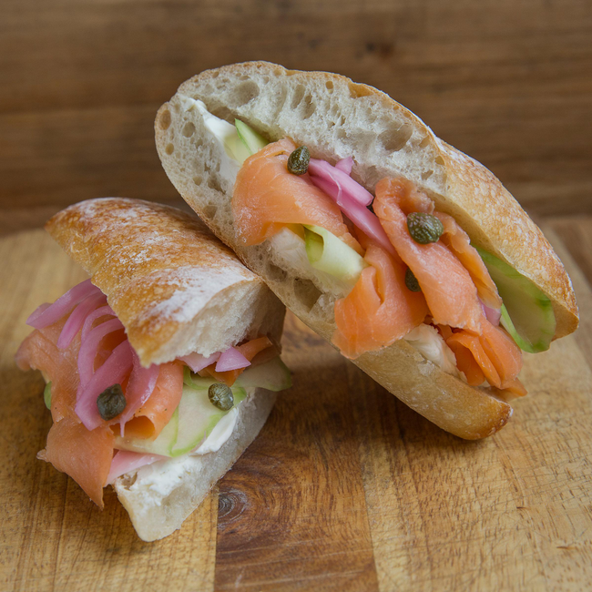 Smoked Salmon Sandwich
