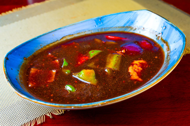Chicken with Black Pepper or Black Bean Sauce