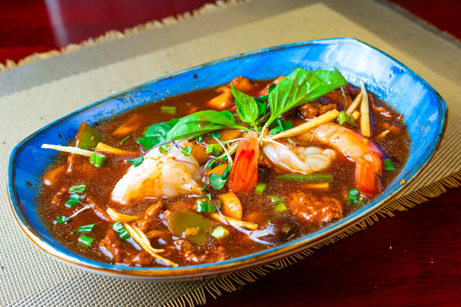 Bangkok Basil Ginger Shrimp