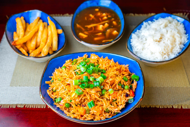 Chili Garlic Fried Rice Lunch