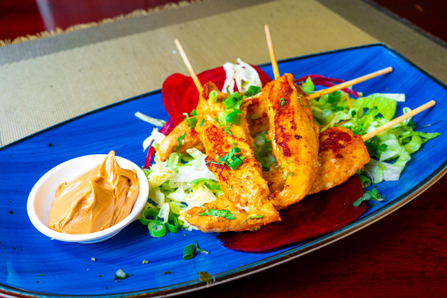 Chicken Satay on Skewer