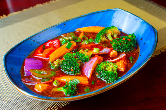 Brocolli and Baby Corn