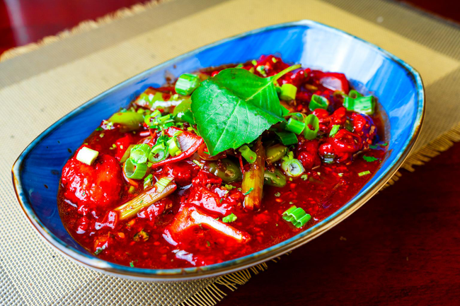 Chicken with Spicy Sweet Garlic Sauce