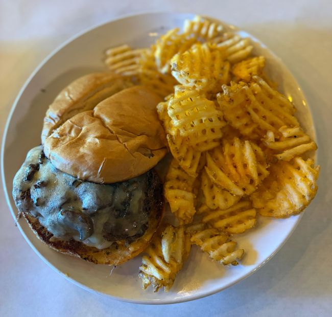 Mushroom Swiss Burger