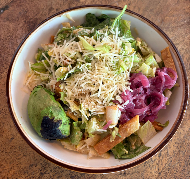 Grilled Avocado Caesar