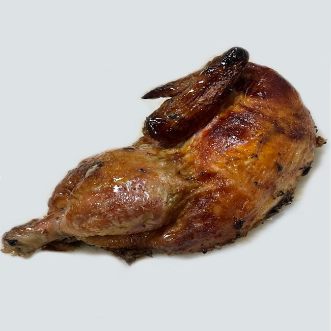 Serving Rotisserie Chicken Half Pollo