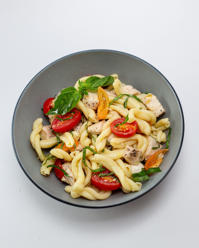 Chicken Caprese Pasta Salad