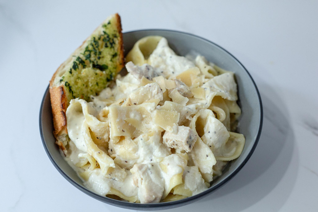 Chicken Bacon Alfredo