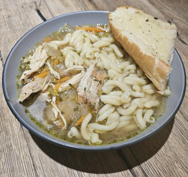 Farina Style Chicken Noodle Soup