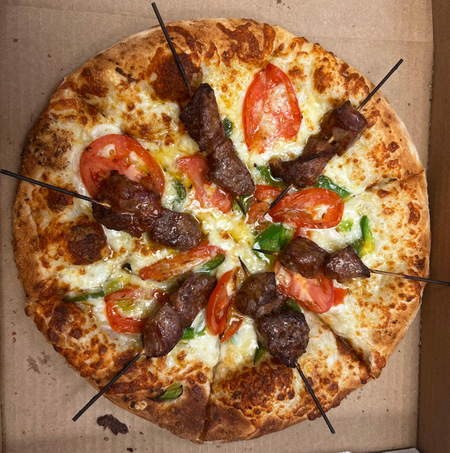 Lamb Kebab Pizza-Halal